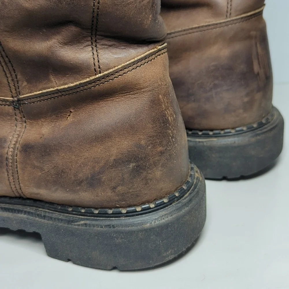 Red Wings Pecos western style pull on work boot men's size 12H (Wide)